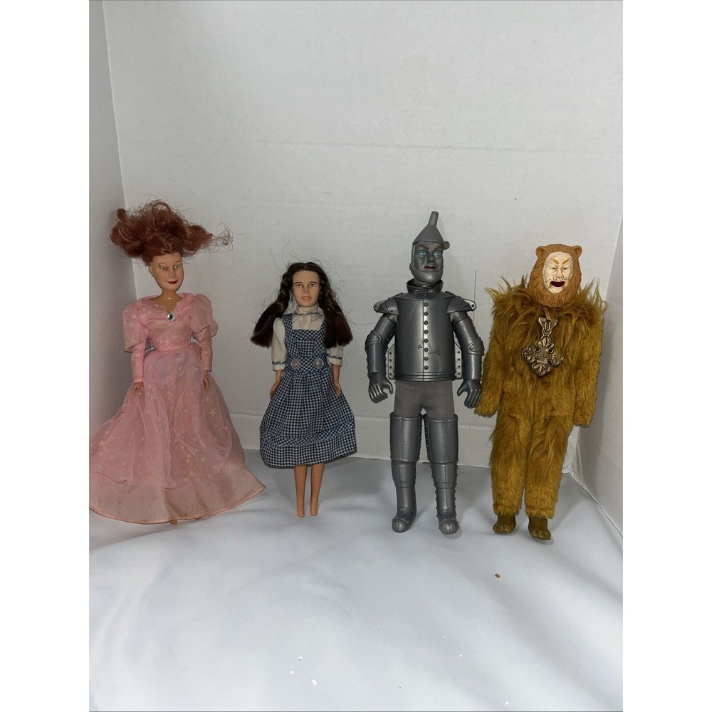 Vintage Wizard of Oz Doll Set Lot of 4 dolls‎ 1988